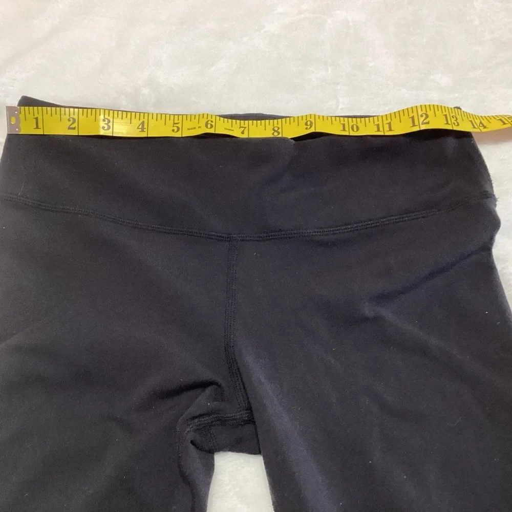 Alo Yoga Player 7/8 Leggings Size Small Black Green Colorblock Activewear